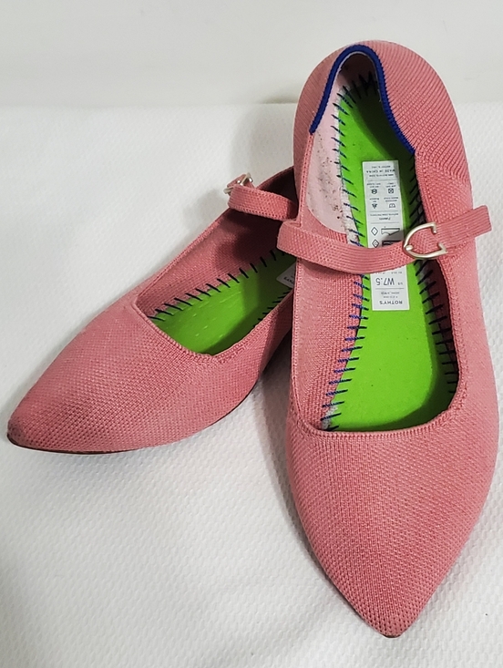 Rothy's Shoes - Rothy's The Point Mary Jane Flats Tulip Pink Size 7.5